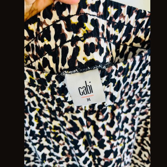 Cabi Leopard Print Joggers - Size M - Picture 3 of 9